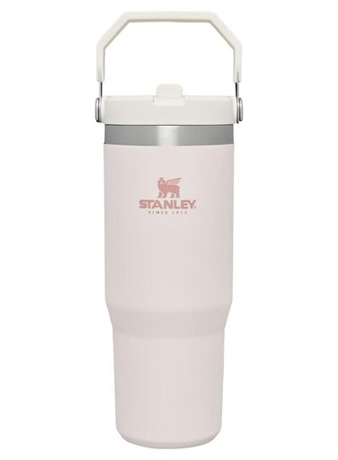 Stainless Steel Tumbler - Vacuum Insulated Water Bottle for Home, Office or Car Reusable Cup with Straw Leak Resistant Flip Cold for 12 Hours or Iced for 2 Days, 30oz