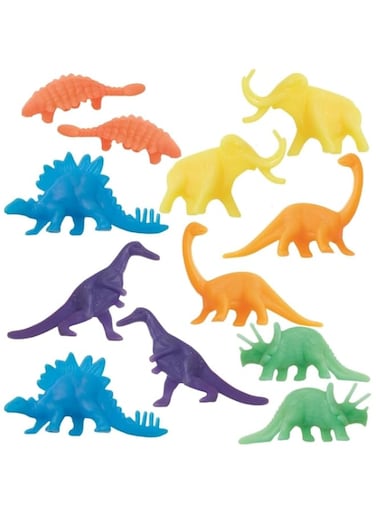 Unique Party 74014 - Dinosaur Toys Party Bag Fillers, Pack of 12