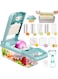 NALACAL 14 in 1 Vegetable Chopper, Multifunctional Mandoline Slicer Dicer Household Kitchen Manual Julienne Grater Cutter for Onion, Garlic, Carrot, Potato, Fruit, Salad Blue