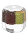 DXDYDZ 6 Grid Rotating Food Dispenser Round Rice Storage Container Rice Bucket Rice Storage Tank Sealed Grain Container Dry Food Fruit Storage Box for Home and Kitchen(Transparent)