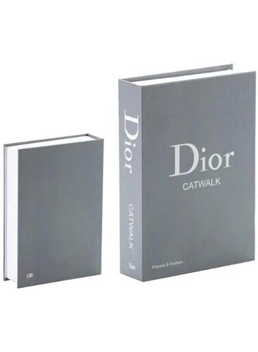 Luxury Harbor - Home Decor Faux Books, Non Openable Books, For Various Interiors, For Coffee Tables, Consoles, Sideboards (Dior : Catwalk)