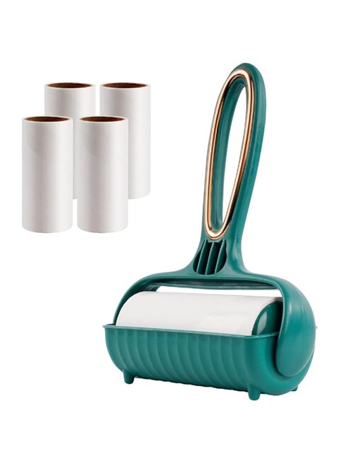 MAKINGTEC Lint Roller for Pet Hair Remover, Cat and Dog Fur Cleaning Supplies for Couch, Clothes Carpet, Car Seats (5 Refills and 1 Handle)