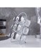 Home Box Karl-7Pcs. Spice Set With Rack-5.5X4X10Cm-Clear