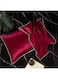 Mulberry Silk Pillowcase for Hair and Skin, Soft Breathable(Red 48cm*74cm)