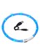 Karlie Flamingo Visio Light LED Hose Collar, 70 cm, Blue