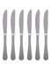 6-Piece Dinner Knife Set Silver