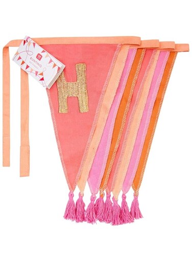 Talking Tables Happy Birthday Fabric Bunting