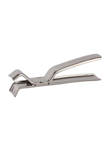 Modern Pakkad RF12455 Stainless Steel, Ergonomically Designed Handle Classic Design, Perfect for Hot Utensils, Pots, Cross Tongs, Wire Tong, Kitchen Chimta Easy Operation Silver