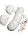 Pillow for Sleeping, Maternity Pillow Support for HIPS, Backs, Legs, Maternity Pillow with Detachable and Adjustable Pillow Cover