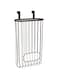 Spectrum Diversified Ashley Over-The-Cabinet Dispenser Plastic Holder for Kitchen Storage &amp; Organization, Under Sink Organizer for Recycling Grocery Bags, Bronze