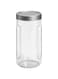Anchor Hocking SecureLock Gripper Jar with Stainless Steel Lid, 2.5 Quart Capacity, Clear