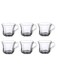 Glass Coffee and Tea Mug, 172ml, Crystal Clear, Heat-Resistant 6pcs set