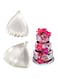 OHM 2 Pcs Hibiscus Flower Petal Fondant Cutters Tropical Flowers Gumpaste Sugar Paste Cake Decorating Tool-