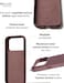 iPhone 17 Pro Leather Case - Bronze Red With Magsafe. Crafted From Premium Leather Luxurious Case Combines Elegance and Durability, Sophisticated Look While Offering Superior Protection.