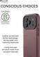 iPhone 17 Pro Leather Case - Bronze Red With Magsafe. Crafted From Premium Leather Luxurious Case Combines Elegance and Durability, Sophisticated Look While Offering Superior Protection.