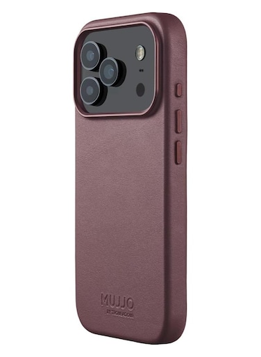 iPhone 17 Pro Leather Case - Bronze Red With Magsafe. Crafted From Premium Leather Luxurious Case Combines Elegance and Durability, Sophisticated Look While Offering Superior Protection.