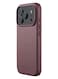 iPhone 17 Pro Leather Case - Bronze Red With Magsafe. Crafted From Premium Leather Luxurious Case Combines Elegance and Durability, Sophisticated Look While Offering Superior Protection.