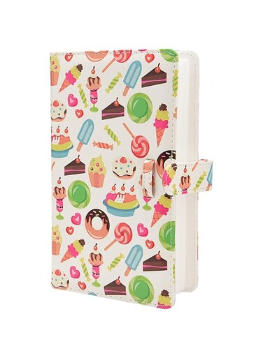 Tazweeq Cartoon Mini Photo Album, Pattern Printed Photo Album 3 Inch 96 Pockets Mini Picture, Compatible for Fujifilm Instax Polaroid Mini 11/8/9/7s/25/70/90 Instant Camera Name Card Holder