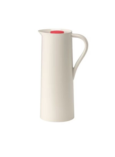 flask, beige/red1 l