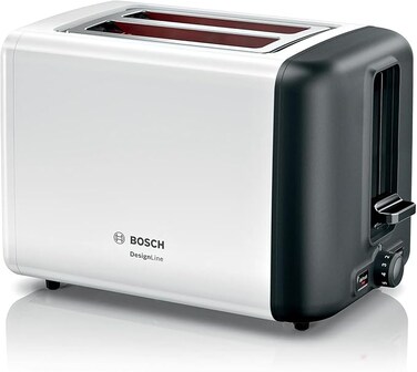 Bosch TAT3P421GB DesignLine Stainless Steel 2-Slice Toaster