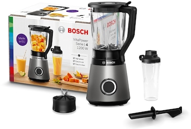 Bosch Series 4 Blender-Vitapower, 1200W, Silver MMB6174SG