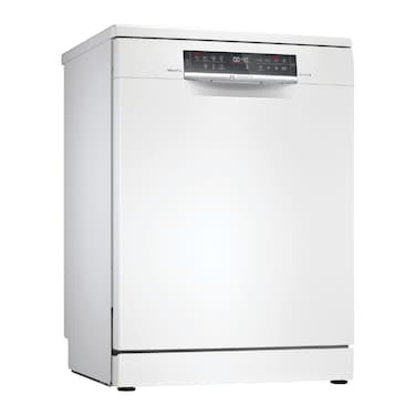 Bosch, 14 Place Settings, Freestanding Dishwasher, EcoSilence Drive, Home Connect &ndash; SMS6HMW76M White