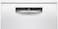 Bosch Series 4, Free-Standing Dishwasher 60 cm, 14 place settings, Home Connect Remote Monitoring and Control SMS4HMW65M White