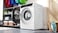 Bosch Series 8 Washer Dryer, 10/6kg, Large LED display, 1400 RPM, White WNC254A0GC