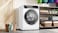 Bosch Series 8 Washer Dryer, 10/6kg, Large LED display, 1400 RPM, White WNC254A0GC
