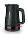 Bosch, 1.7L, Electric Kettle, Triple Safety, Fast Boil, Limescale Filter, One-Hand Lid &ndash; TWK3M123GB Black