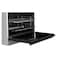 Bosch Series 6 Gas Cooker, 90x60cm, 5 Burners, 147L XXL Cavity, Rotisserie - HGX5H8W51M Stainless Steel