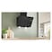 Bosch 60 cm Series 6 Wall Cooker Hood, 700 m&sup3;/h Boost, Sleek Glass - DWK67PJ60M Black, 3 Year Warranty