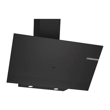 Bosch 90 cm Series 6 Wall Cooker Hood, 700 m&sup3;/h Boost, Angled Glass - DWK97PJ60M Black, 3 Year Warranty