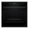 Bosch, 76L, Series 6 Built-in Oven, 3D Hotair &amp; AutoPilot, Perfect Results - HJG852YB0M Black
