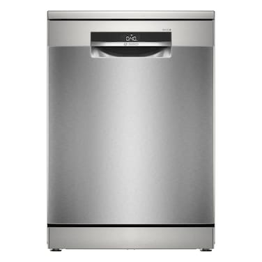 Bosch, 14 Place Settings / 60 cm, Free-standing Dishwasher, Home Connect Smart Control - SMS6EMI38M Brushed Steel