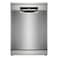 Bosch, 14 Place Settings / 60 cm, Free-standing Dishwasher, Home Connect Smart Control - SMS6EMI38M Brushed Steel