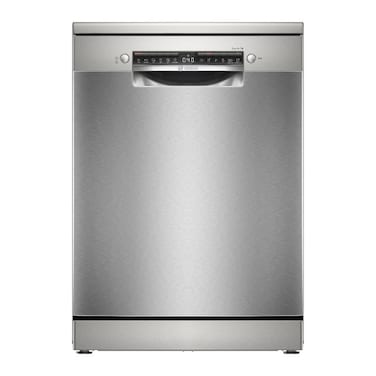 Bosch, 13 Place Settings, Freestanding Dishwasher, EcoSilence Drive &amp; Home Connect &ndash; SMS4HMI25M Silver Inox