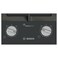 Bosch, 30cm, Domino Gas Hob, FlameSelect &amp; 2 Burners, Ceramic Design - PRB3A6I40L Black