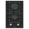 Bosch, 30cm, Domino Gas Hob, FlameSelect &amp; 2 Burners, Ceramic Design - PRB3A6I40L Black