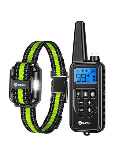 slopehill Generic Dog Training Collar with 2600Ft Remote, Electronic Dog Collar with 5 Modes, Electric Dog Collar Set for Small Medium Large Dogs