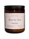 Zen by Fou Handcrafted Scented Candles &ndash; 13oz Glass Jar, Retro Design &ndash; Almond Blossom