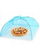 Ozone Mesh Food Cover Tent [ Large Size ] Umbrella Food Cover [ Avoid flys and insects flying into your food ][ Camping Utensil ] (Blue)