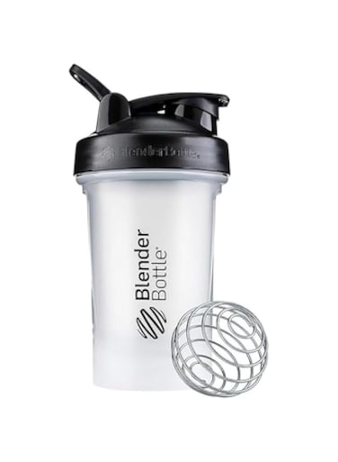 Blender Bottle BlenderBottle Classic V2 Shaker Perfect for Protein Shakes and Pre Workout, Clear/Black 20-Ounce C03595