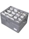 Beauenty Shoe Organizer for Closet,Fits up to 16 Pairs,Large Adjustable Shoe Box Storage Container with Clear Cover,Shoes Organizer with Bottom Support and Reinforced Handles(Grey)
