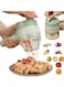 4 in 1 multifunctional usb rechargeable Handheld Electric Vegetable Cutter Set, Garlic Mud Masher Food Chopper, Portable Mini Wireless Food Processor,vegetable cutter slicer for Garlic Pepper Chili On