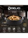 Aluminium Sauce Pan with Tempered Glass Lid, 30CM &acirc;&euro;&ldquo; Superior Aluminium Body, Healthy Non-Stick Granite Gray Coating, Eco-Friendly PFOA-Free, Heat Proof Bakelite Handle, Multi-Cooktop Compatible
