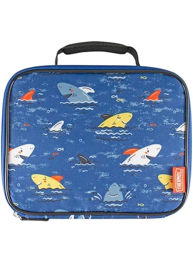 THERMOS STANDARD REUSABLE LUNCH BAG - SHARKS, N111991, INSULATED TRAVEL BAG, LUNCH INSULATED TRAVEL BAG, INSULATED INSULATED TRAVEL BAG