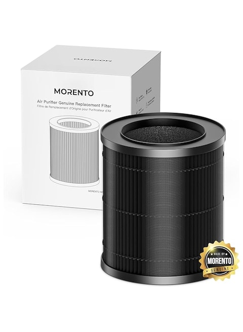 MORENTO 1 Pack MR2566 Genuine Air Purifier Replacement Filter for MR2566 Air Purifier, Original Version