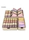 ECARES&reg; Lingerie Organizer Box, Bra Organizer, Closet Organizer Box for Bra, Drawer Organizer, 4 Pcs, Wardrobe Clothes Storage Organizer, Cardboard Foldable Case, Underwear, Panties, Briefs Scarves