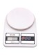 Digital Kitchen Weighing Scale White/Black 9.65x 6.7 x1.38inch